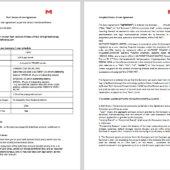 India Finance Personal Loan Agreement Template in word and pdf format