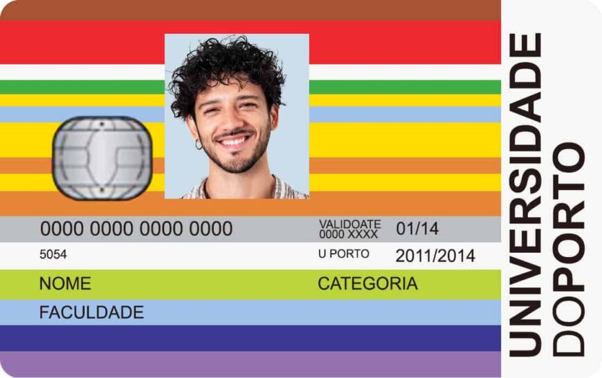 Universidade Do Porto Student ID Card PSD Template