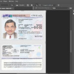 Germany Residence permit PSD Template new 2011-present