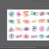 International Travel Visa Stamp Collection 2024 -2025 (Volume 10)