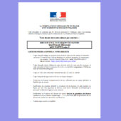 France Divorce Opposability Verification Request Template in word and pdf format