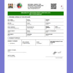 Kenya Disability Registration Certificate Template in word and pdf format