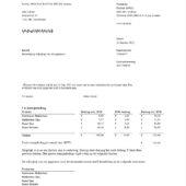 Netherlands Nuon Gas Utility Bill Word And Pdf Template