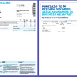 🇷🇴 Romania Digi Business Invoice Template in word and pdf format