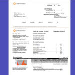 USA Ambit Energy Electricity Bill Template in word and pdf format