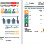 USA City of Groveland Utility Bill Template in word and pdf format