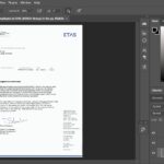 Fake Etas company Experience Certificate PSD Template