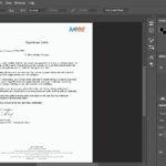 Fake Justdial Experience Certificate PSD Template