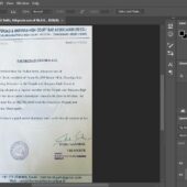 Fake Punjab Haryana High Court Bar Association Experience Certificate PSD Template
