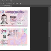 Switzerland Driving License Template (2023–Present)