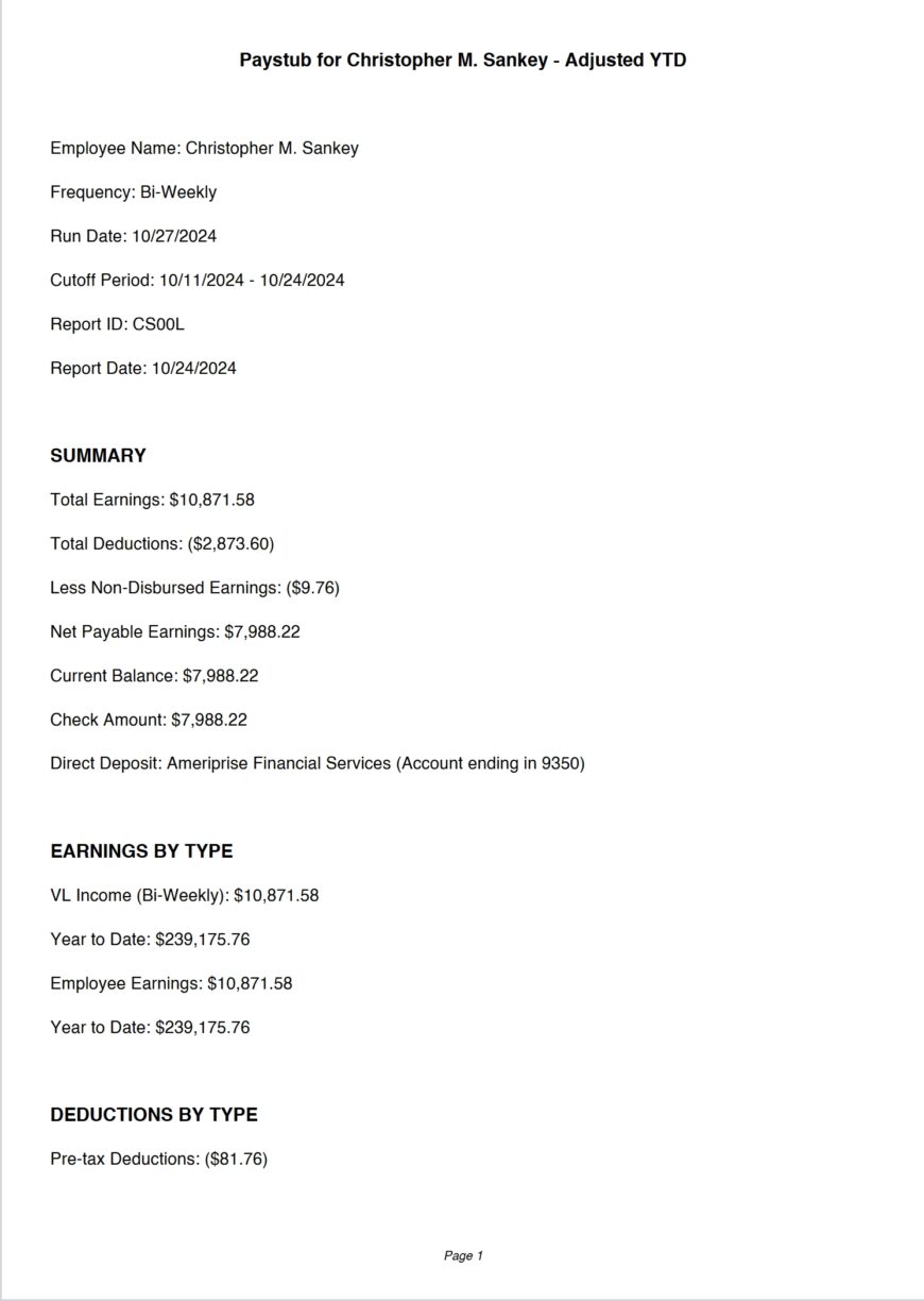 USA Ameriprise Financial Services Paystub Template In word And PDF Format