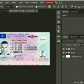 Lithuania Driving License PSD Template (new Version)