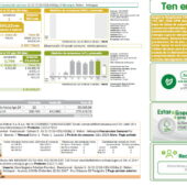 Colombia E.S.P. (EPM) electricity Utility Bill Template in word and pdf format
