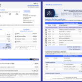 Ecuador Diners Club Account Statement Template in Word and PDF Format