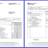 France Boursorama Banque Account Statement template