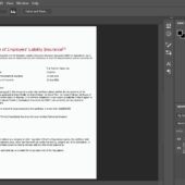 Markel Employer Liability Insurance PSD Template