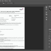 RSA Employer Liability Insurance PSD Template