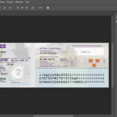 Sweden ID Card PSD Template New Version