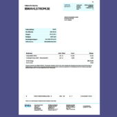 SwedenSVEA Bank AB Invoice Template in word and pdf format