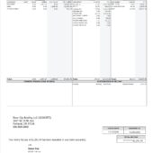 USA River City Roofing LLC Paystub Word And PDF Template