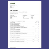 United Kingdom Wise Payments UK Bank Statement Template (2026)