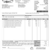 Canada Standard Building Supplies Ltd. Sales Invoice Word And PDF Template