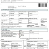 Chile Scotiabank Bank Statement Word and PDF Template (4 Pages)
