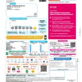 Colombia Enel Utility Bill Word And PDF Template (4 Pages)