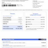 Ecuador Diners Club International Credit Card Statement Word And PDF Template