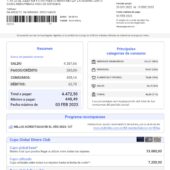 Ecuador Titanium Visa Credit Card Statement Word And PDF Template (7 Pages)