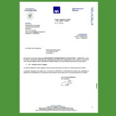 France insurance certificate Template in Word And PDF Format