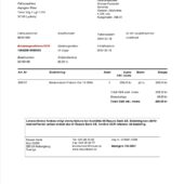 Sweden NetOnNet Invoice Word And PDF Template