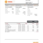 Sweden Unilabs Payslip Word And PDF Template