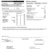 USA Dominion Energy Electricity Bill Word And PDF Template