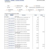 Venezuela Mercantil Bank Statement Word And PDF Template (2 Pages)