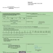 Belgium Touring Assurances Motor Insurance Card Word And PDF Template (2 Pages)