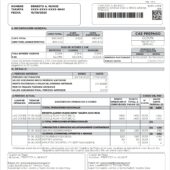 Chile Cencosud Scotiabank Credit Card Statement Word And PDF Template (3 Pages)