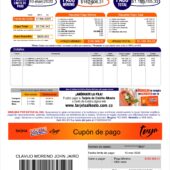 Colombia Tuya Alkosto Credit Card Statement Word And PDF Template