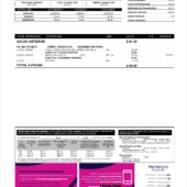 Ecuador Banco Guayaquil Bank Statement Word And PDF Template (2 Pages)