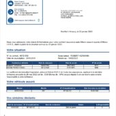 France Allianz Car Insurance Word And PDF Template