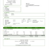 France Europcar Invoice Template In word And PDF Format
