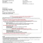 France Permis A Points Convocation de stage Word And PDF Template