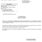 France Suravenir Assurances VTC Auto Insurance Certificate Word And PDF Template