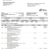 Mexico BanBajio Bank Statement Word And PDF Template (5 Pages)