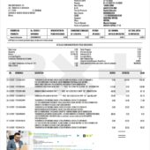 México Banco Ve por Más Bank Statement Word And PDF Template (9 Pages)