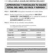 Mexico Bradescard Credit Card Statement Word And PDF Template (4 Pages)