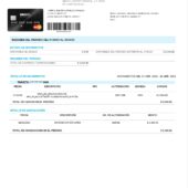 Mexico Broxel Expenses MasterCard Statement Word And PDF Template