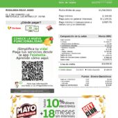 Mexico Falabella Soriana Credit Card Statement Word And PDF Template (4 Pages)