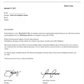 Philippines RareJob Employment Letter Word And PDF Template (2 Pages)