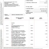 Romania UniCredit Bank Account Statement Word And PDF Template